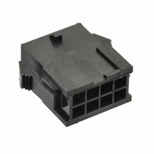 Gold Star NCHD300-08M Micro Fit Voedingsconnector 3.00mm 8-pins Mannelijke Behuizing Zwart