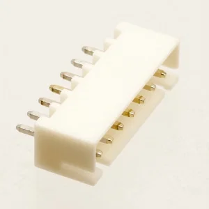 Gold Star NCW250-07S Voedingsconnector, 2.50mm Raster, 7-Pins Mannelijk, 180°, Soldeermontage