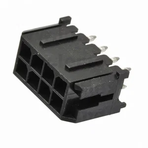 Gold Star NCWD300-08S Micro-Fit Voedingsconnector, 3.00mm Pitch, 8-Pins Mannelijk, 180 Graden, Solde