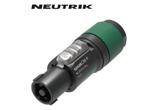 Neutrik NL4FXX-W-L SpeakON Vrouwelijke Connector, 4-Polig, Kabelmontage, Schroefaansluiting