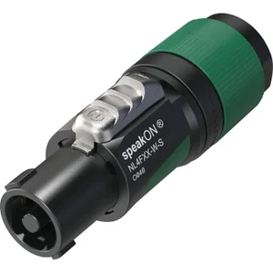 Neutrik NL4FXX-W-S SpeakON Vrouwelijke Connector, 4-Polig, Kabelmontage, Schroefaansluiting, 37A, Gr