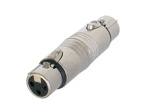 Neutrik NTR-NA3FF XLR Adapter, 3-Polig, Vrouwelijk-Vrouwelijk, Inline