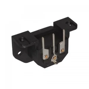 Fiche secteur Otto Heil 6162.0001 pour PCB, 250V/10A, UL, 3 pôles