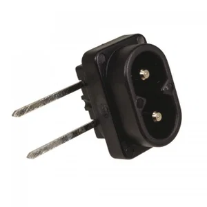 Otto Heil OH2572 Fiche Secteur pour Montage sur PCB, 250V 2.5A, Type Rasoir
