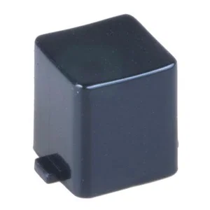Various P-TB-B003 Square Push Button Cap, 7x7mm, Black, P10S/P11S