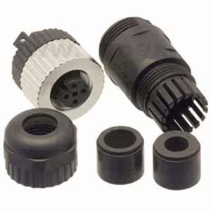 Degson M12 A-Gecodeerde 5-Pins Female Connector, Recht, IP67, Schroefklem