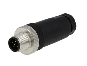 Degson M12 B-Gecodeerde Profibus 5-Pins Male Connector, Recht, IP65/IP67, Soldeerklem