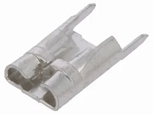 Vogt 6.3mm Vrouwelijke Platte Kabelschoen, THT, Vertind Messing, 0.8mm Dikte