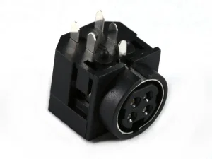 Connfly PCMDJ04P DC Voedingsconnector, 4 Contacten, Doorsteekmontage, R7B Serie, 30VDC