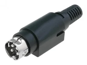 Connfly PCMDP04P DC Voedingsstekker, 4-polig, Kabelmontage, R7B Serie, 30VDC