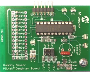 Microchip PIC16F690DM-PCTLHS Humidity Sensor PICtail Demo Board