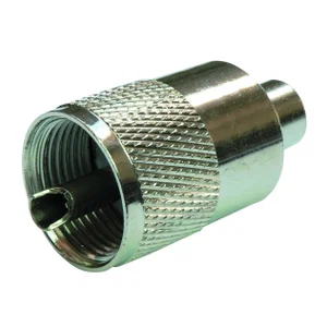 PL-259-NK UHF Coaxiale Stekkerconnector, 50 Ohm, RG58 Kabelmontage, Mannelijk Soldeer