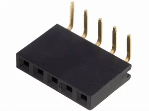 Shenzhen Huacan Tianlu Electronics Pin Header Socket, 90°, 2.54mm, 1x5 Pin, THT