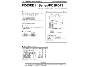 Sharp PQ12RD11 12V 1A Régulateur de tension