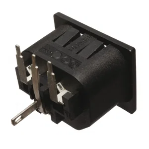Bulgin PX0695-10-PC Connecteur Secteur, Femelle, Montage PCB, 3 Pôles, 10/15A, 250V
