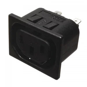 Bulgin PX0783-10-48 Prise Secteur Panneau, 250V 10A, Encliquetable, Standard UE