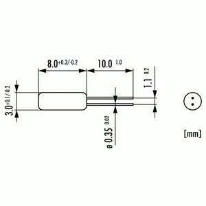 13.56MHZ quartz Q13-560-MTF38-30-30-30