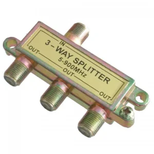 F-Type Splitter 1 Ingang 3 Uitgangen F-Connectoren 5-900MHz