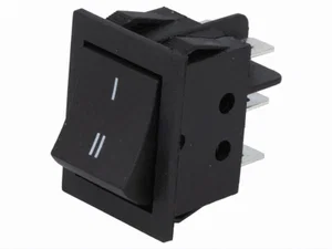 Interrupteur à bascule RPtronics RS2023C7BK DPDT 15A 250V