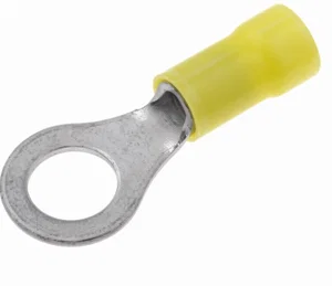 Geïsoleerde Ringkabelschoen, 4-6mm², 6.5mm Binnendiameter, Geel