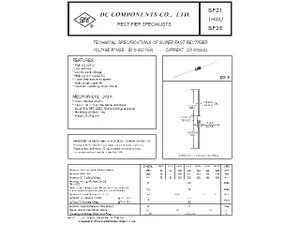 Dc Components Co. SF26 400V 2A diode de redressement