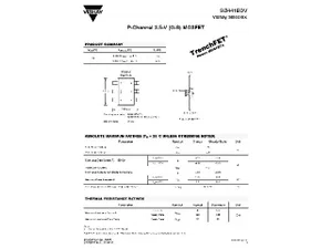Vishay SI3441BD P-Channel MOSFET 20V 2.45A SMD