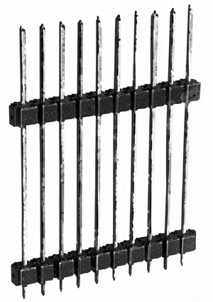 Fischer Pin Header, Lang, 10-polig, Recht