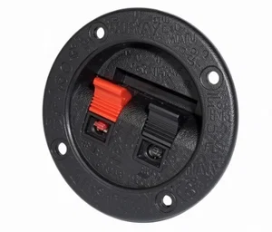 SL65 Luidsprekerconnector, 2-polig, Veerklem
