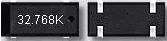 3.8MHz quartz SMD8X3-8-32-768KHZ