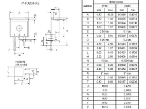 Siemens SPB56N03L Transistor - 30V 56A n/a Ohm SMD
