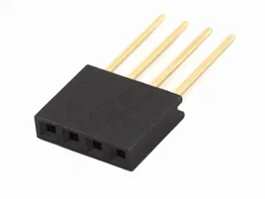 Stapelbare Pin Header Socket Recht 4-Pin RoHS