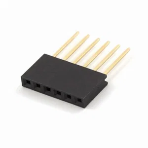 Stapelbare Pin Header Socket Recht 6-Pin RoHS