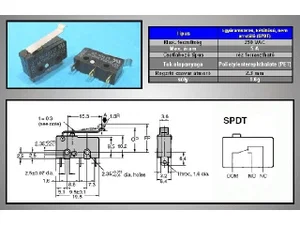 Limit switch Omron SS-5GL13 SPDT 125V 5A