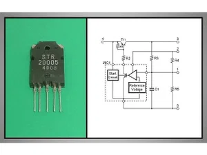 Sanken STR20005 5.1V 2A Régulateur de tension