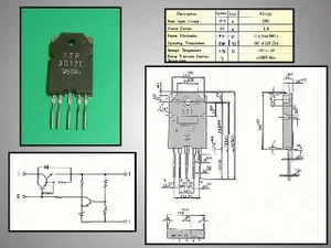 Sanken STR30120 120V 0.5A Régulateur de tension