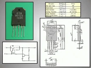 Sanken STR30123 123V 0.5A Régulateur de tension