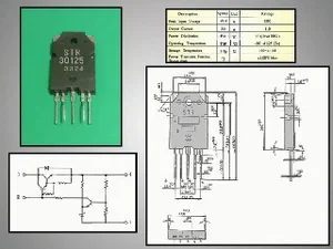 Sanken STR30125 125V 0.5A Régulateur de tension