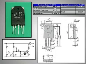 Sanken STR80145 500V 5A Régulateur de tension