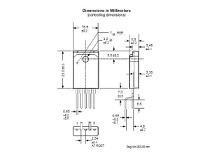 Sanken STRF6653 650V 5.6A Régulateur de tension