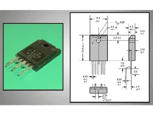 Sanken STRF6654 650V 9.7A Régulateur de tension