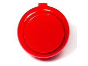 SW-PUSH-ARCADE-RED Arcade Drukknopschakelaar, Momentair, Normaal Open Contact, Rood, 30mm Paneelmont
