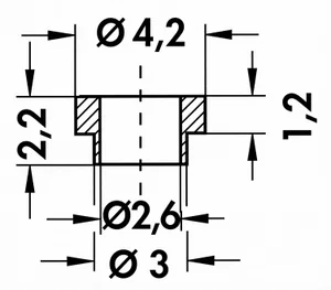 Generic TO-126 Isoleringsring, Kapsling IB 4