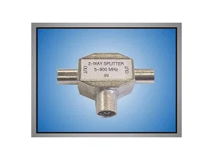 Metalen Coaxiale Splitter 1 Vrouwelijk In 2 Mannelijk Uit 5-900MHz T-SPLIT-FMM