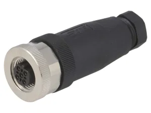 TE Connectivity T4110401051-000 M12 5-polige Vrouwelijke Kabelconnector B-gecodeerd Profibus IP67