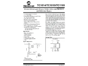 Microchip TC1014-5-0VCT 6V 0.05A Régulateur de tension