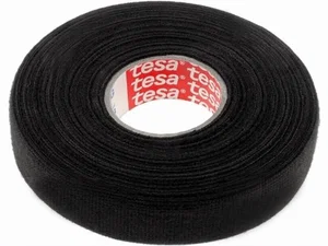 Tesa 51608 Ruban de Protection Tissé, 19 mm x 25 m, Noir