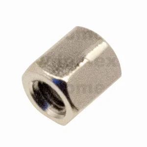 Metal Spacer M3x5mm, Internal Thread, Surface Treated