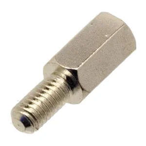 Metal Spacer M4x10mm+8mm, Male-Female Thread, Surface Treated