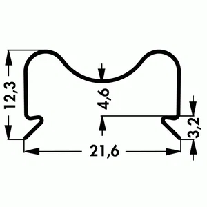 Fischer Elektronik THF409-2201 Kølepladetilbehør, Klemfjeder til TO-220, TOP-3, TO-247, TO-248, TO-2