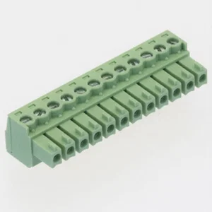 Bornier Enfichable Tianli 12 Pôles, Pas de 3.81mm, Type à Vis, 8A 300V, TLPS100V-12P